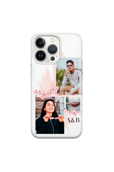 APPLE - iPhone 13 Pro Max - Soft Clear Case - Sakura Love Photo