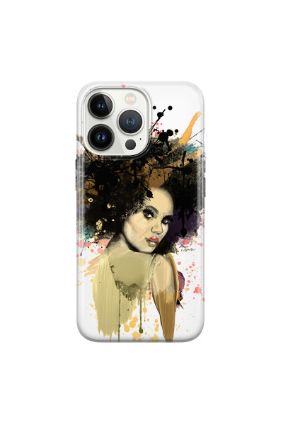 APPLE - iPhone 13 Pro Max - Soft Clear Case - We love Afro