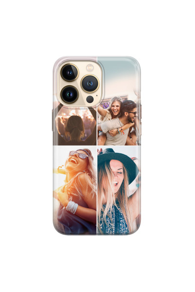 APPLE - iPhone 13 Pro - Soft Clear Case - Collage of 4