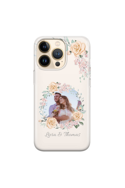 APPLE - iPhone 13 Pro - Soft Clear Case - Frame Of Roses