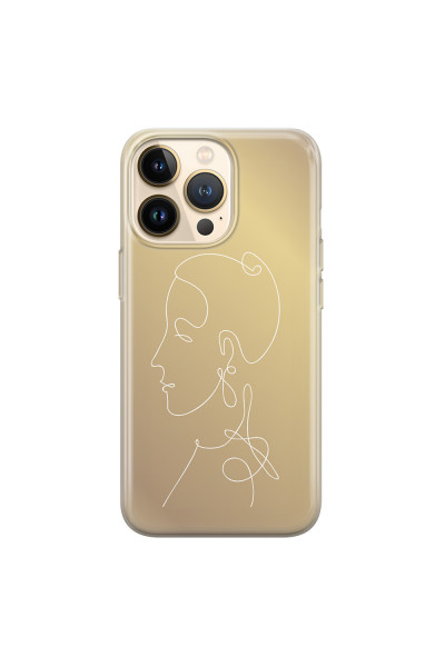 APPLE - iPhone 13 Pro - Soft Clear Case - Golden Lady