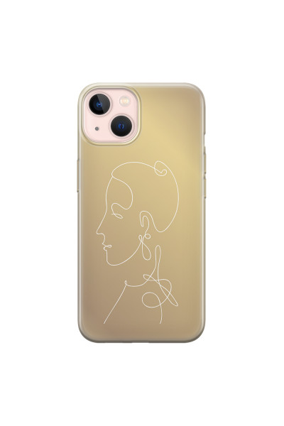 APPLE - iPhone 13 Mini - Soft Clear Case - Golden Lady