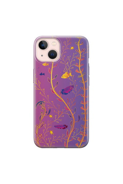 APPLE - iPhone 13 Mini - Soft Clear Case - Gradient Underwater World