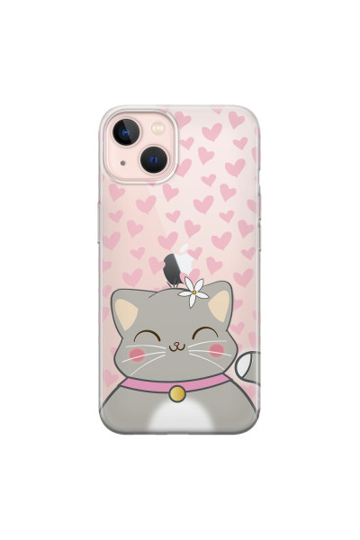 APPLE - iPhone 13 Mini - Soft Clear Case - Kitty