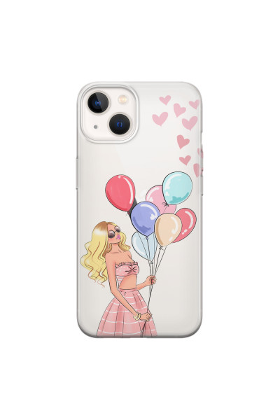 APPLE - iPhone 13 - Soft Clear Case - Balloon Party
