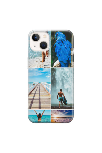 APPLE - iPhone 13 - Soft Clear Case - Collage of 6