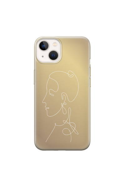 APPLE - iPhone 13 - Soft Clear Case - Golden Lady