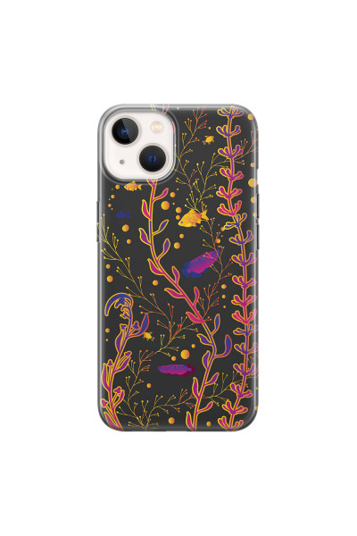 APPLE - iPhone 13 - Soft Clear Case - Midnight Aquarium