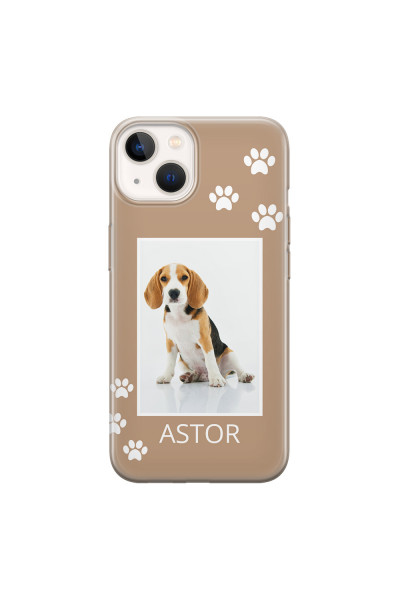 APPLE - iPhone 13 - Soft Clear Case - Puppy