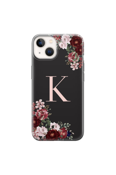 APPLE - iPhone 13 - Soft Clear Case - Rose Garden Monogram