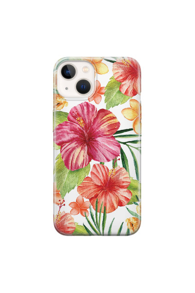APPLE - iPhone 13 - Soft Clear Case - Tropical Vibes