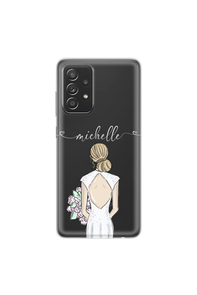 SAMSUNG - Galaxy A52 / A52s - Soft Clear Case - Bride To Be Blonde II.