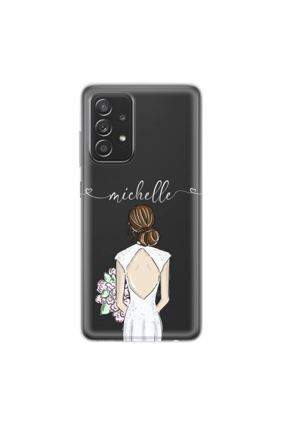 SAMSUNG - Galaxy A52 / A52s - Soft Clear Case - Bride To Be Brunette II.