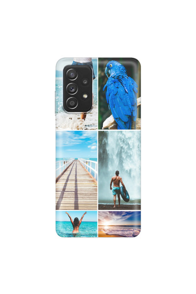 SAMSUNG - Galaxy A52 / A52s - Soft Clear Case - Collage of 6