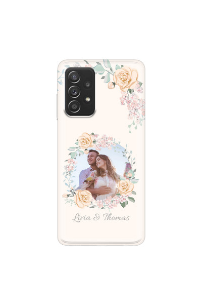 SAMSUNG - Galaxy A52 / A52s - Soft Clear Case - Frame Of Roses
