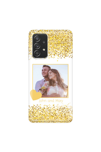 SAMSUNG - Galaxy A52 / A52s - Soft Clear Case - Gold Memories