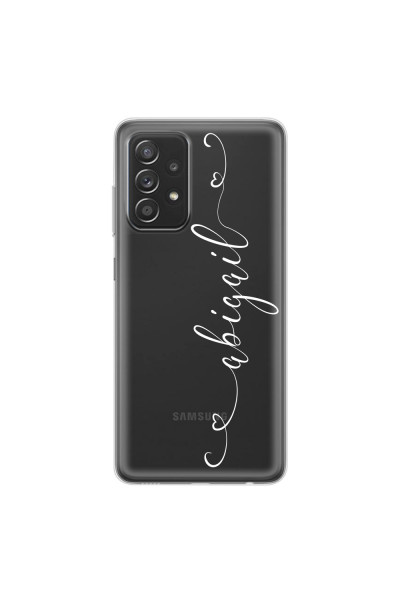 SAMSUNG - Galaxy A52 / A52s - Soft Clear Case - Hearts Handwritten