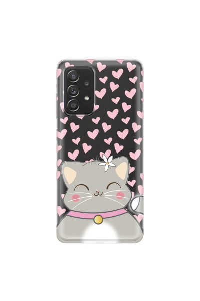 SAMSUNG - Galaxy A52 / A52s - Soft Clear Case - Kitty
