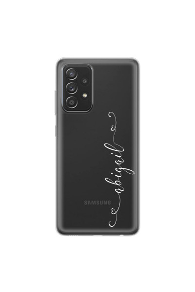 SAMSUNG - Galaxy A52 / A52s - Soft Clear Case - Little Hearts Handwritten