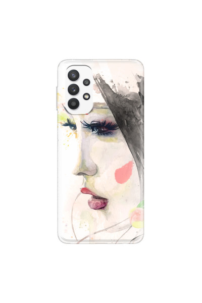 SAMSUNG - Galaxy A32 - Soft Clear Case - Face of a Beauty