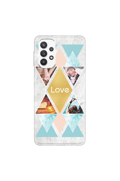 SAMSUNG - Galaxy A32 - Soft Clear Case - Triangle Love Photo