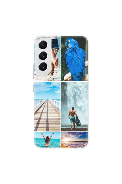 SAMSUNG - Galaxy S22 Plus - Soft Clear Case - Collage of 6