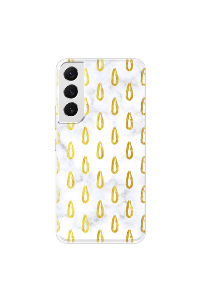 SAMSUNG - Galaxy S22 Plus - Soft Clear Case - Marble Drops