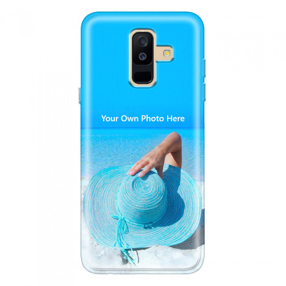 SAMSUNG - Galaxy A6 Plus - Soft Clear Case - Single Photo Case