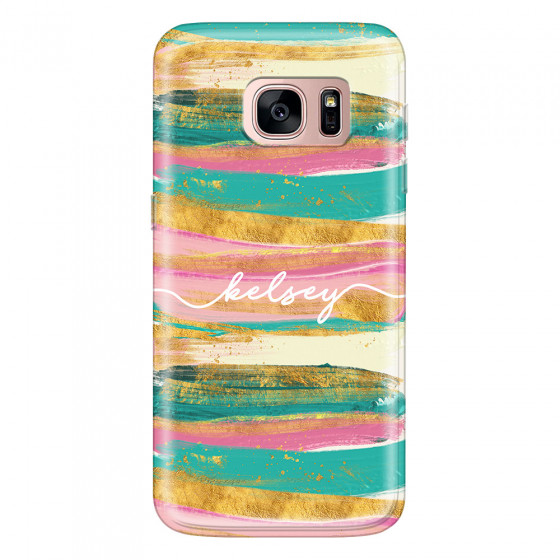 SAMSUNG - Galaxy S7 - Soft Clear Case - Pastel Palette