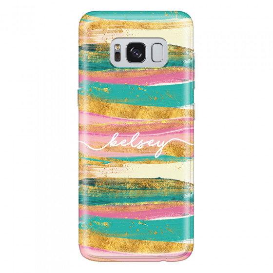 SAMSUNG - Galaxy S8 Plus - Soft Clear Case - Pastel Palette