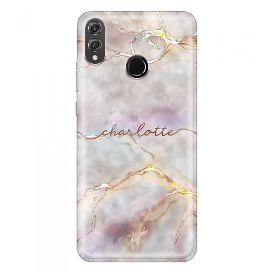 HONOR - Honor 8X - Soft Clear Case - Marble Rootage