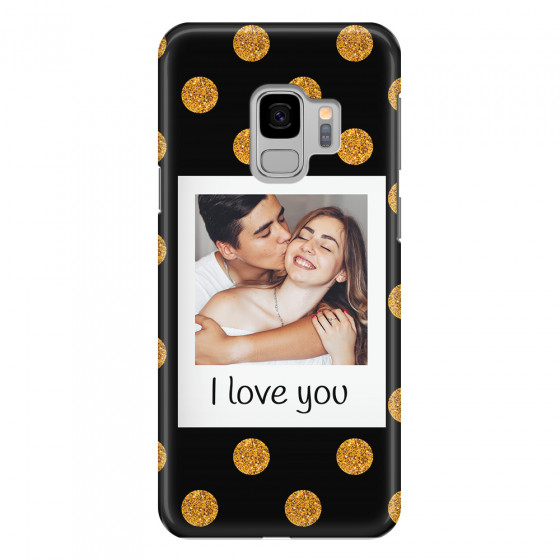 SAMSUNG - Galaxy S9 - 3D Snap Case - Single Love Dots Photo