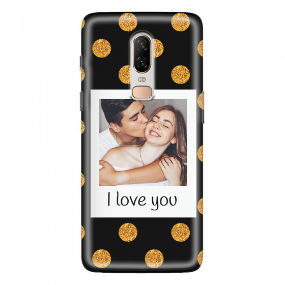 ONEPLUS - OnePlus 6 - Soft Clear Case - Single Love Dots Photo