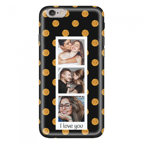 APPLE - iPhone 6S - Soft Clear Case - Triple Love Dots Photo