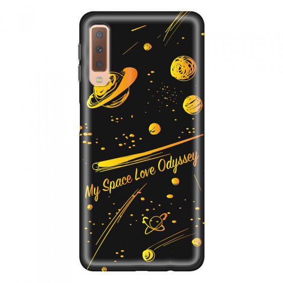 SAMSUNG - Galaxy A7 2018 - Soft Clear Case - Dark Space Odyssey
