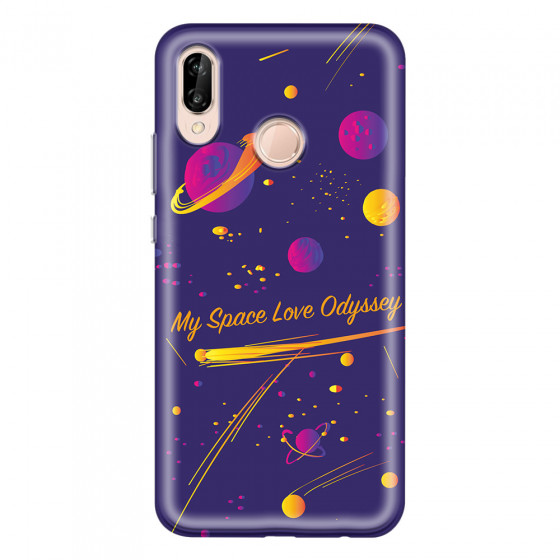 HUAWEI - P20 Lite - Soft Clear Case - Love Space Odyssey
