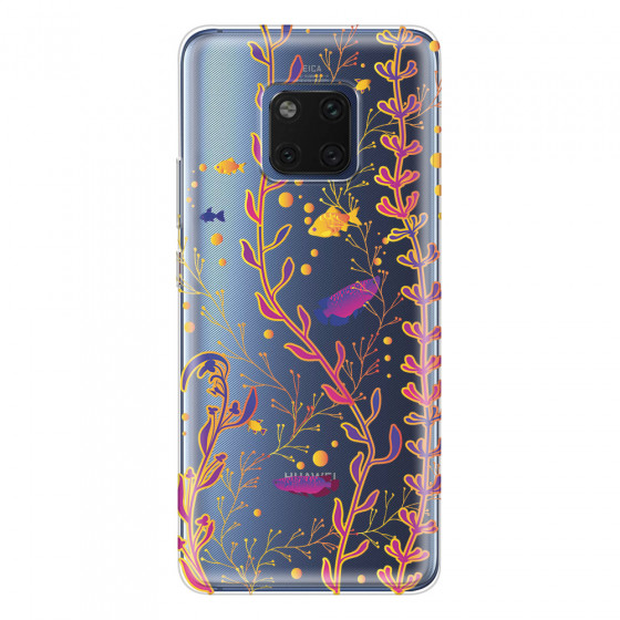 HUAWEI - Mate 20 Pro - Soft Clear Case - Clear Underwater World