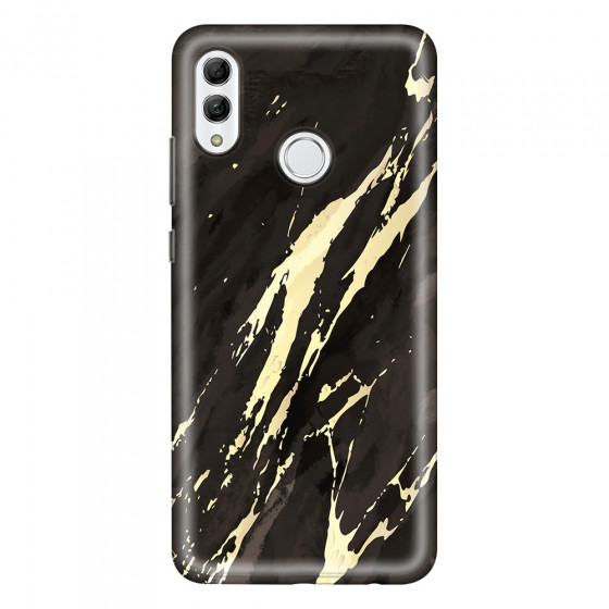 HONOR - Honor 10 Lite - Soft Clear Case - Marble Ivory Black