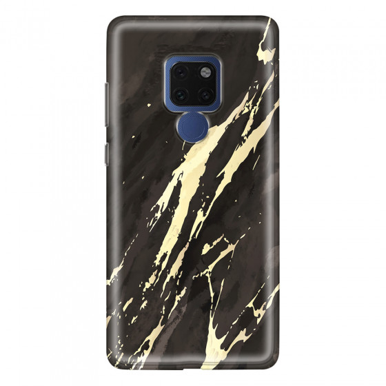 HUAWEI - Mate 20 - Soft Clear Case - Marble Ivory Black