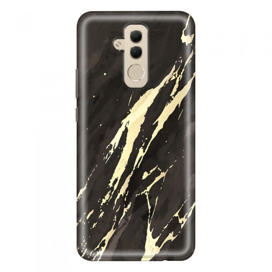 HUAWEI - Mate 20 Lite - Soft Clear Case - Marble Ivory Black