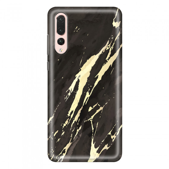 HUAWEI - P20 Pro - Soft Clear Case - Marble Ivory Black