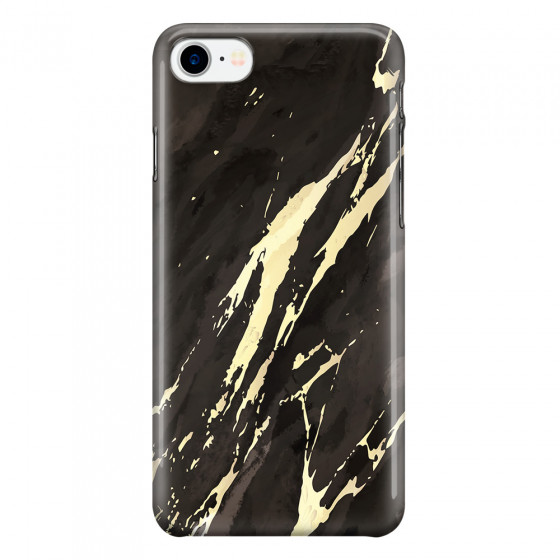 APPLE - iPhone 7 - 3D Snap Case - Marble Ivory Black