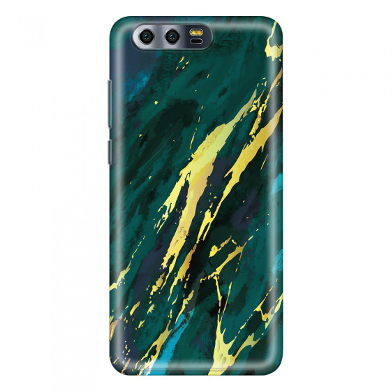 HONOR - Honor 9 - Soft Clear Case - Marble Emerald Green