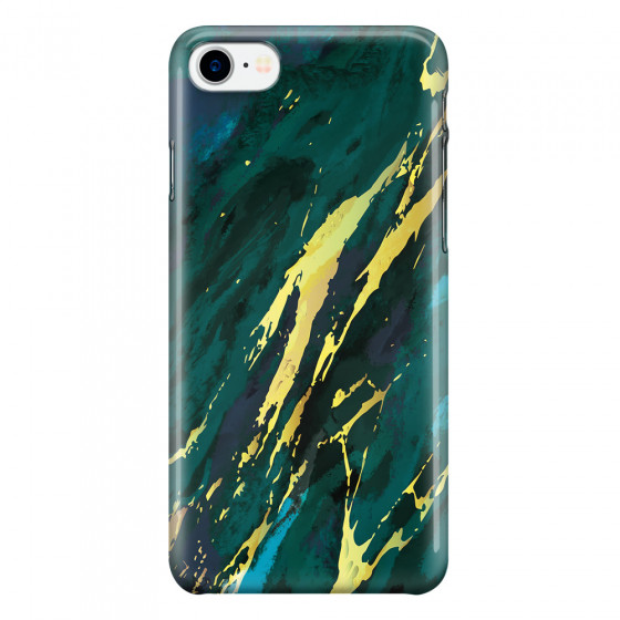 APPLE - iPhone 7 - 3D Snap Case - Marble Emerald Green