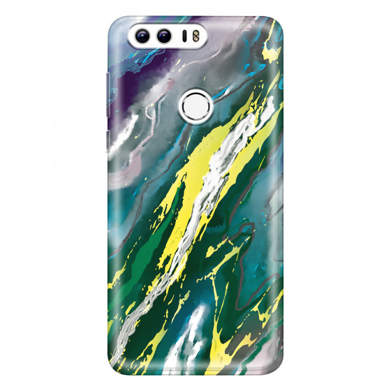 HONOR - Honor 8 - Soft Clear Case - Marble Rainforest Green