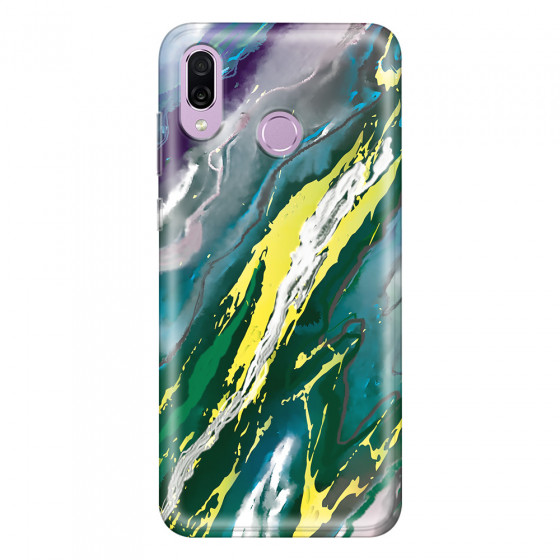 HONOR - Honor Play - Soft Clear Case - Marble Rainforest Green