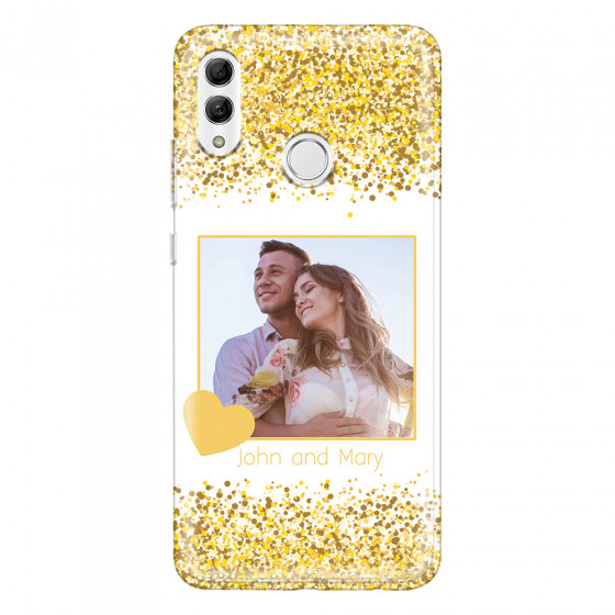 HONOR - Honor 10 Lite - Soft Clear Case - Gold Memories