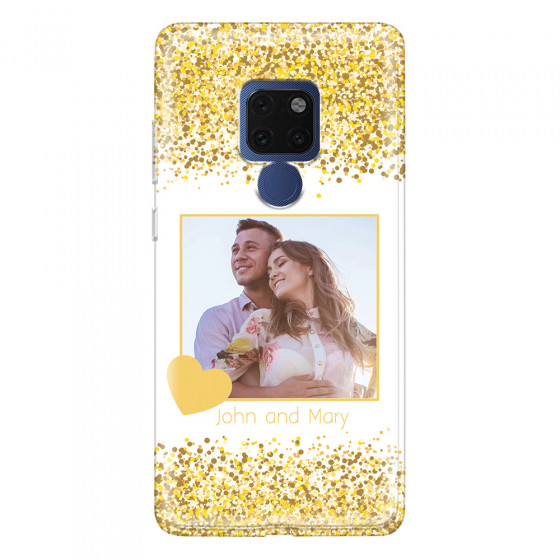 HUAWEI - Mate 20 - Soft Clear Case - Gold Memories