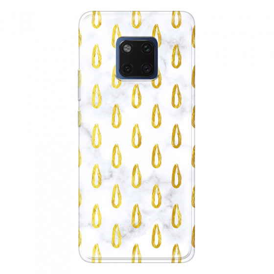 HUAWEI - Mate 20 Pro - Soft Clear Case - Marble Drops