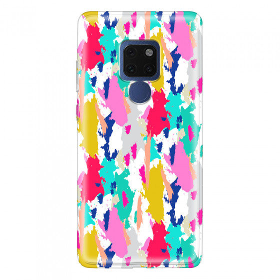 HUAWEI - Mate 20 - Soft Clear Case - Paint Strokes